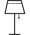 Icon Lampe Gestaltungselement